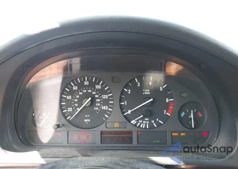 2001 BMW 525Ia из США, поврежденный, VIN WBADS43471GD85986